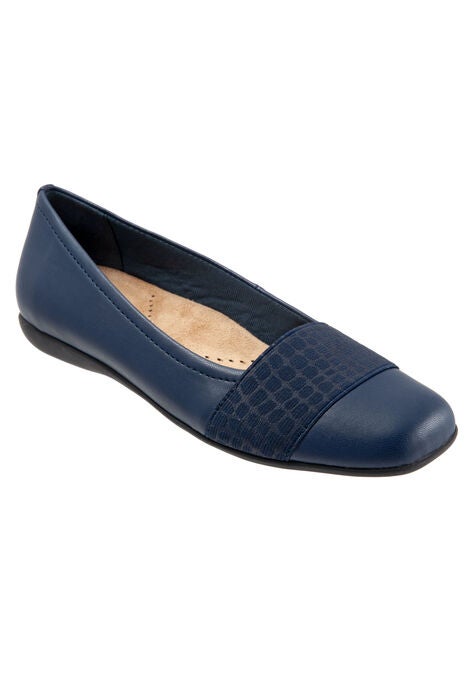 Samantha Flat , NAVY CROCO, hi-res image number null