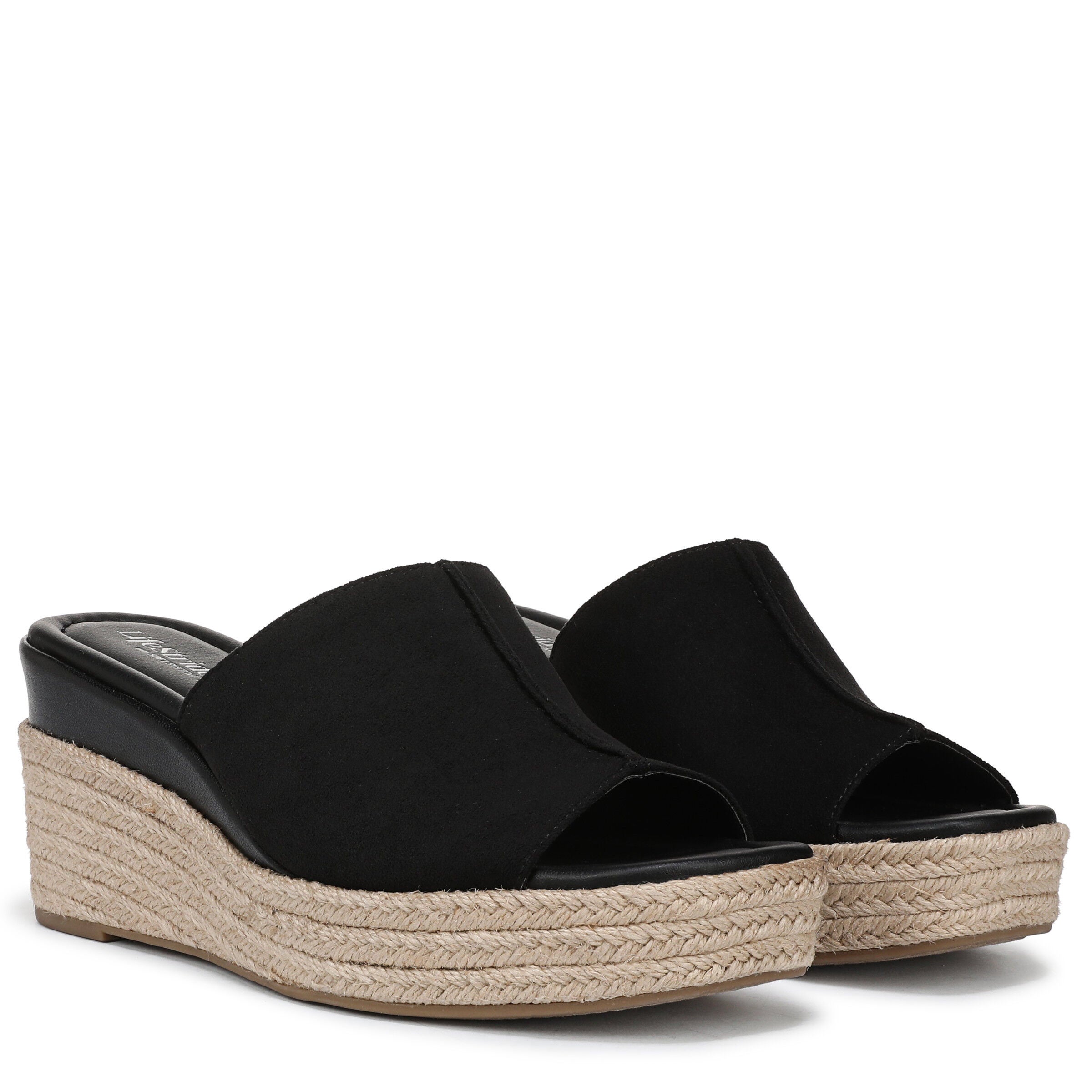 Haute Platform Espadrille Sandal, BLACK, alternate image number 2