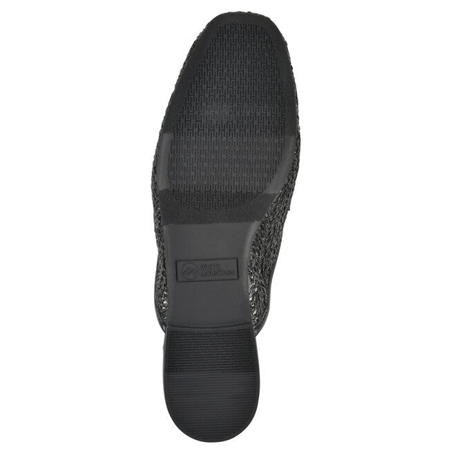 Bobbin Slip On Mule, BLACK SMOOTH, alternate image number 5