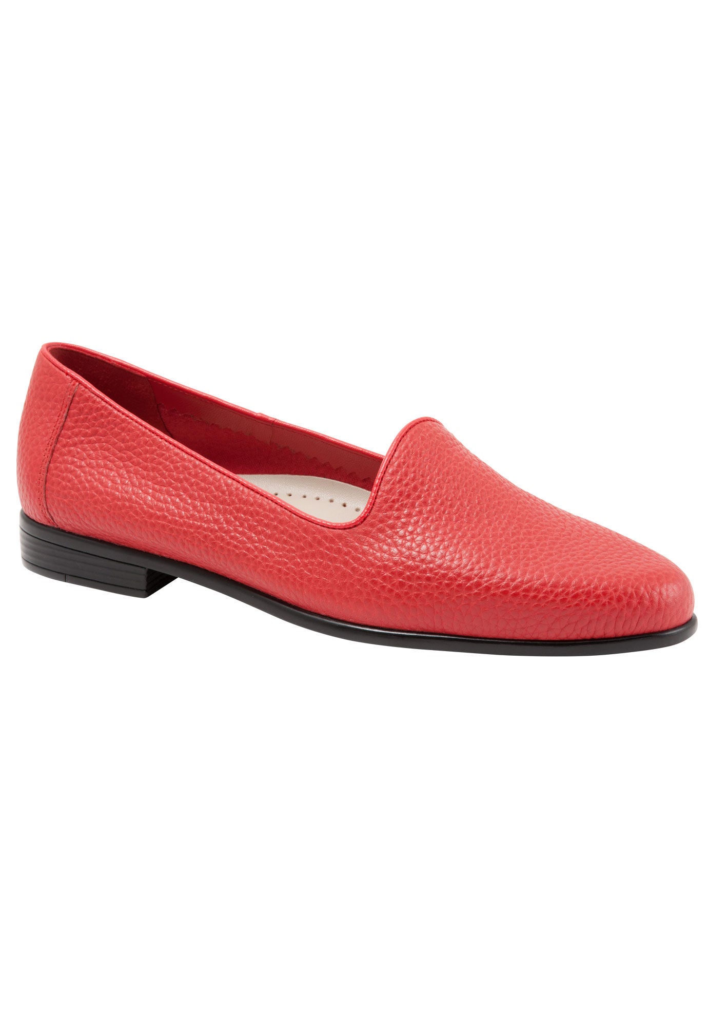 Liz Tumbled Flats by Trotters®, RED, hi-res image number 0