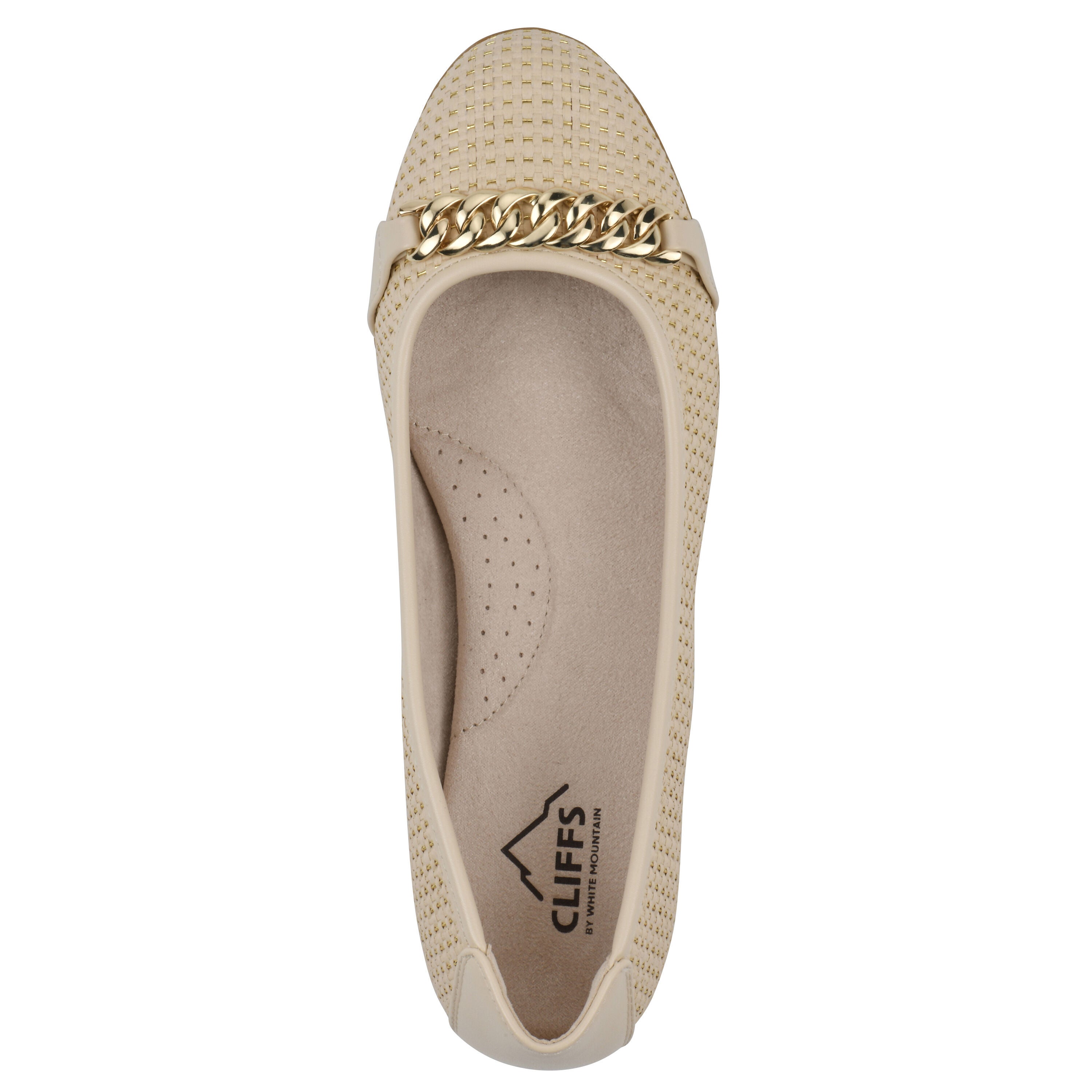 Charmed Ballet Flat, GOLD MULTI CANVAS, alternate image number 4