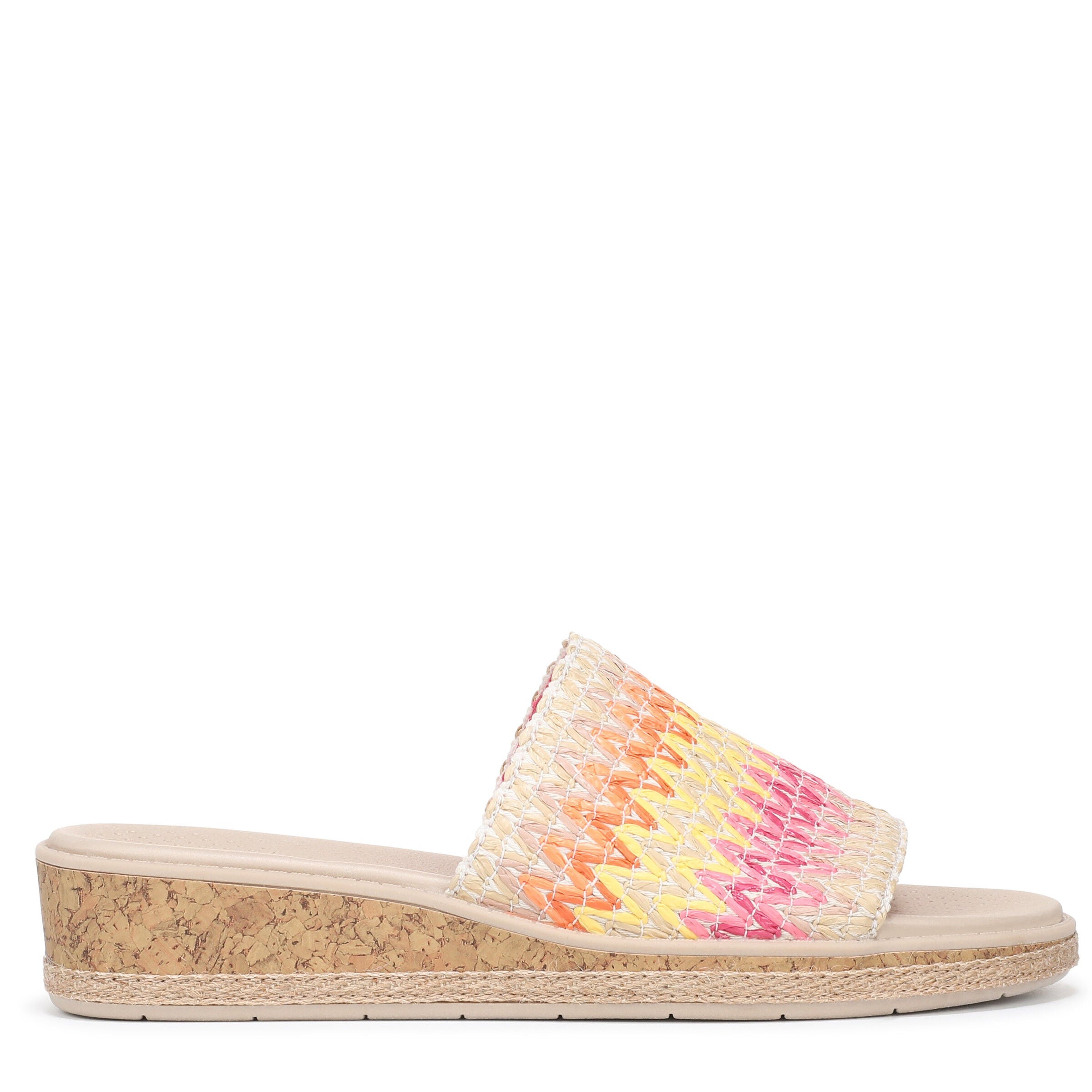 Breezy Wedge Sandal, PINK MULTI, alternate image number 3