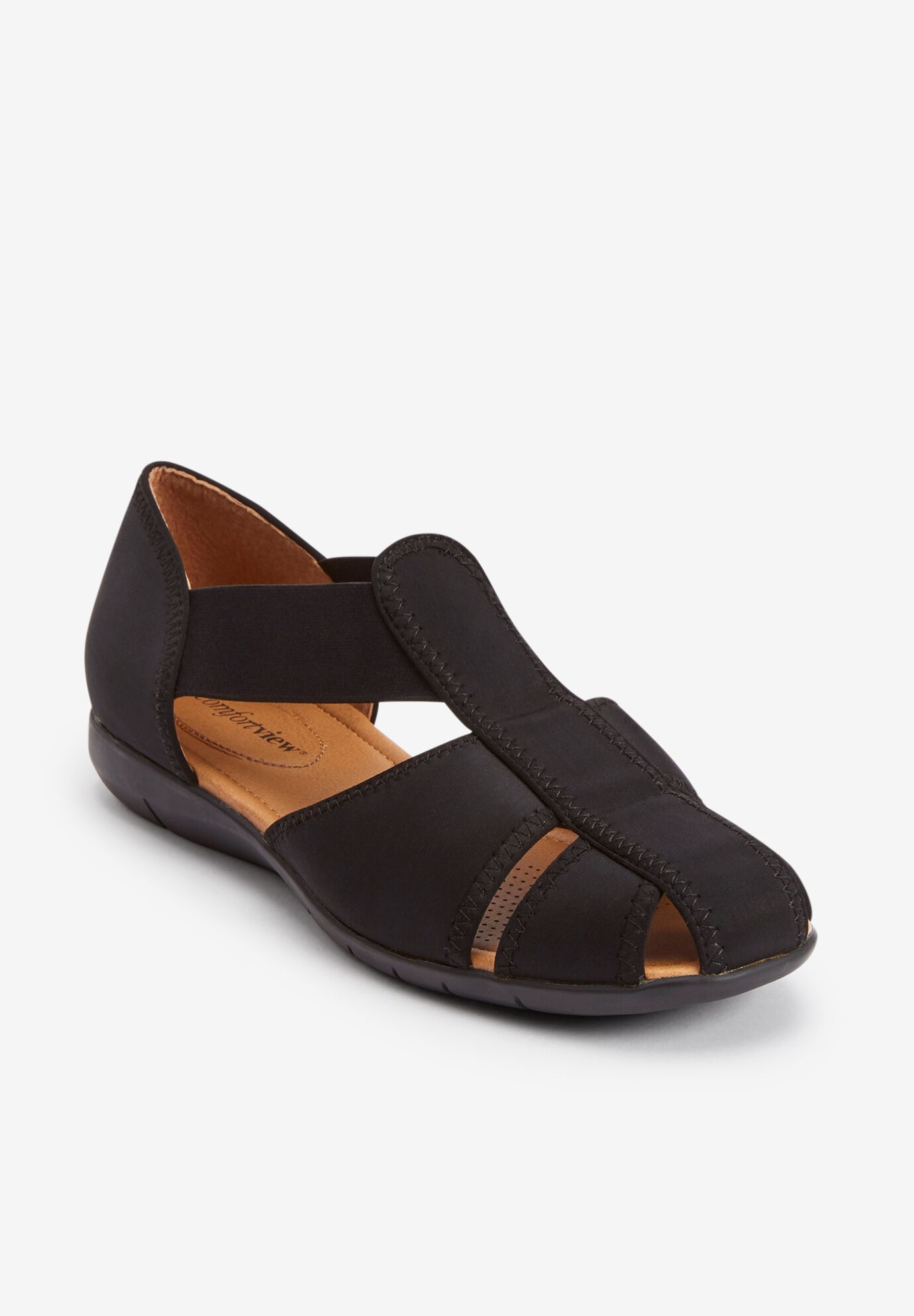 Woman within shoes top