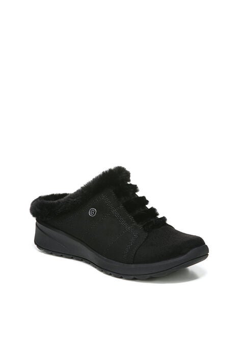 Golden Cozy Mule, BLACK MICROFIBER, hi-res image number null