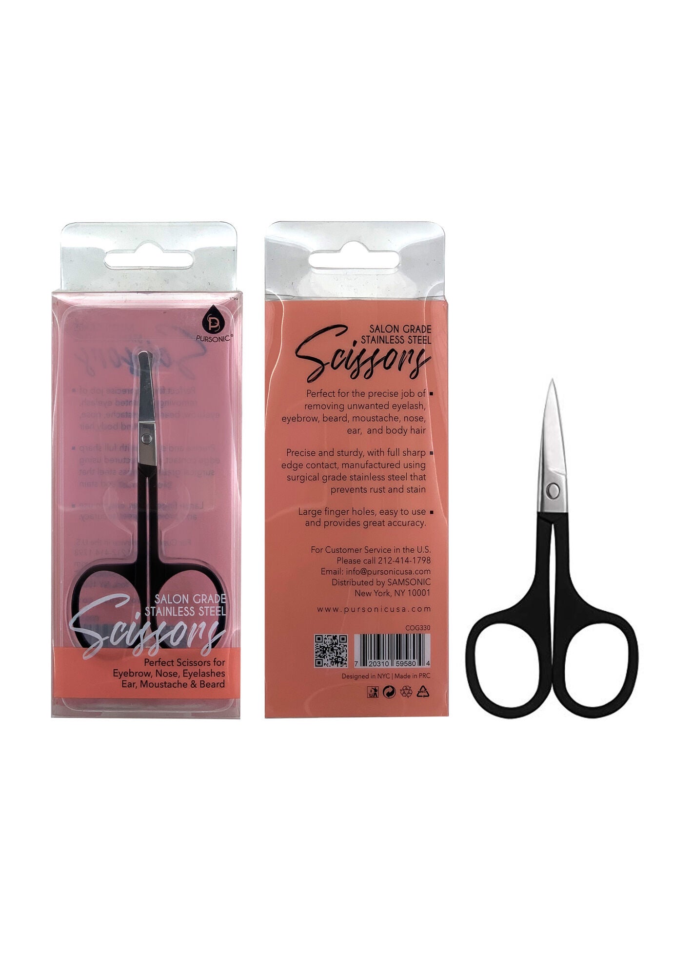 Beauty Scissors For Eyebrow, Nose And Eyelashes, O, hi-res image number 0