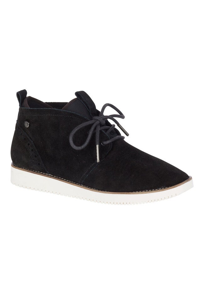 Chowchow Chukka Boots by Hush Puppies®, BLACK SUEDE, hi-res image number null