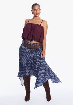 Cropped Bubble Top