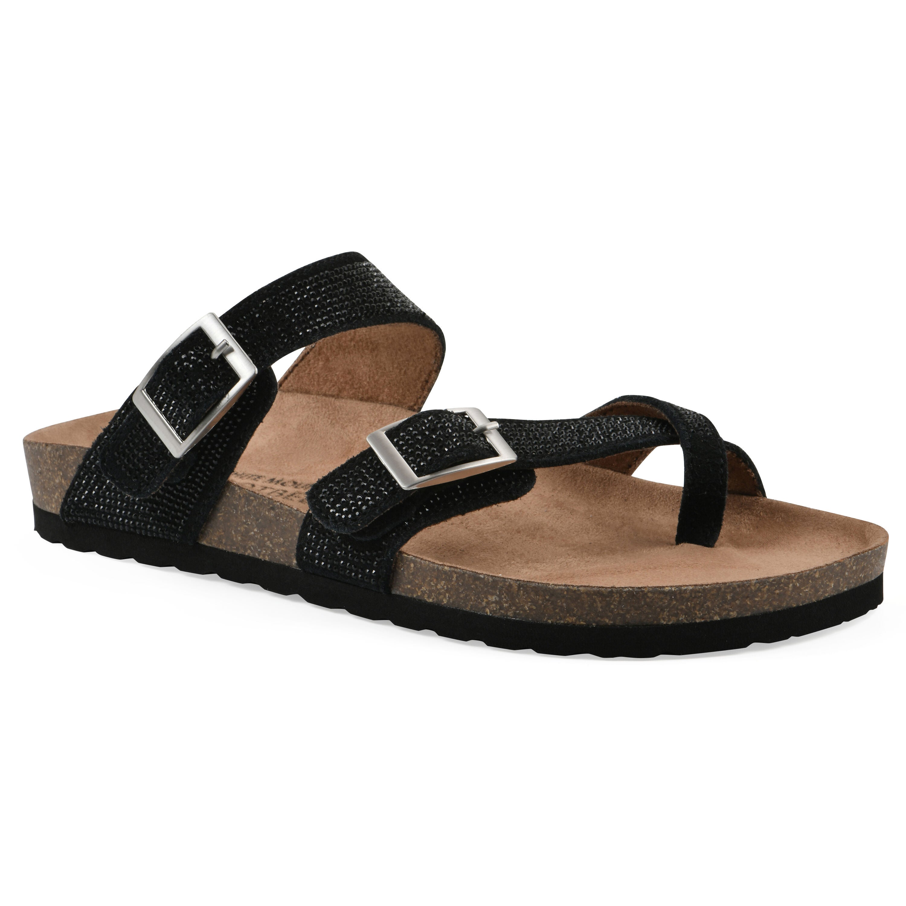 Grays Footbeds Sandal, BLACK SUEDE, hi-res image number 0
