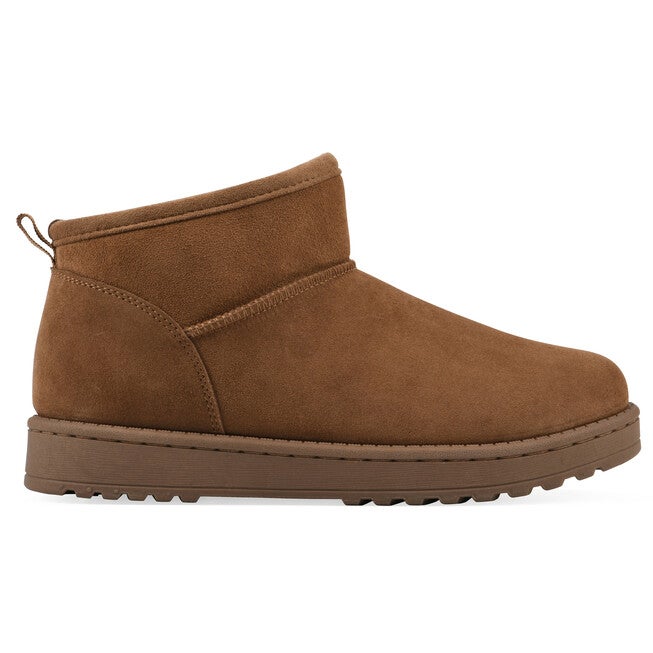 Inspo Faux Fur Leather Bootie, WHISKEY SUEDE, alternate image number 2