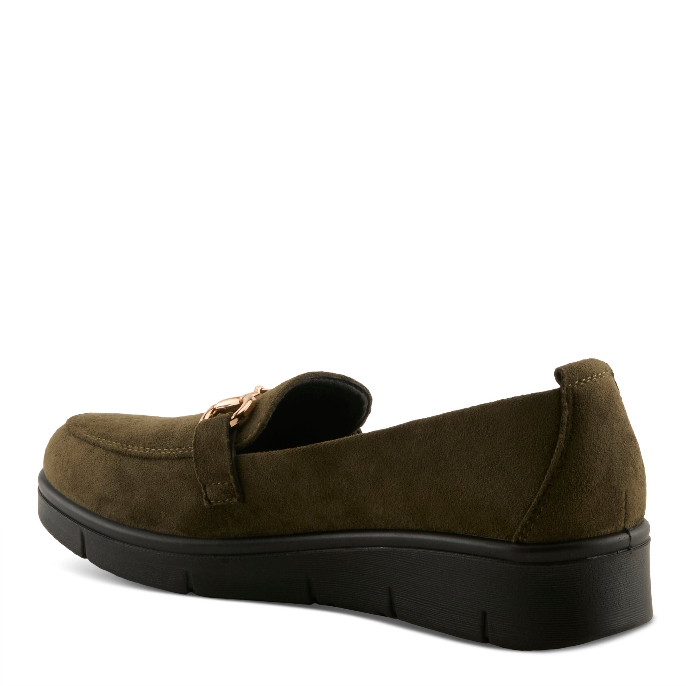 Cashmeran Flat Shoes, OLIVE, alternate image number 6