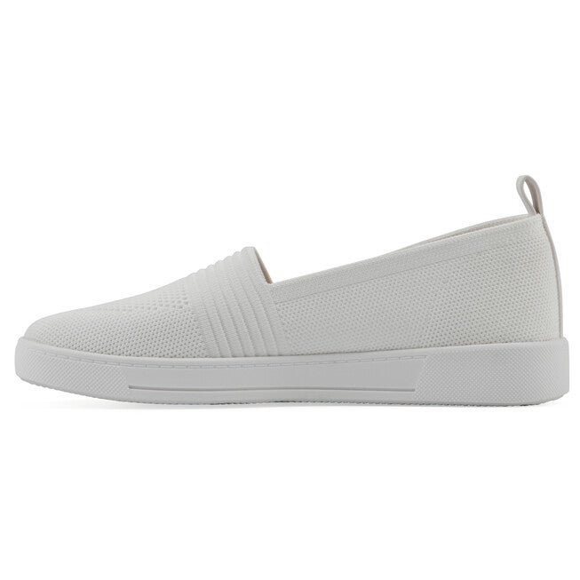 Upright Slip On Sneaker, WHITE FABRIC, alternate image number 3