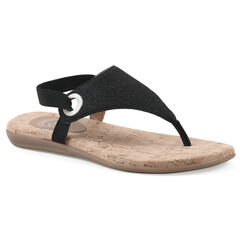 Black Slingback Sandals