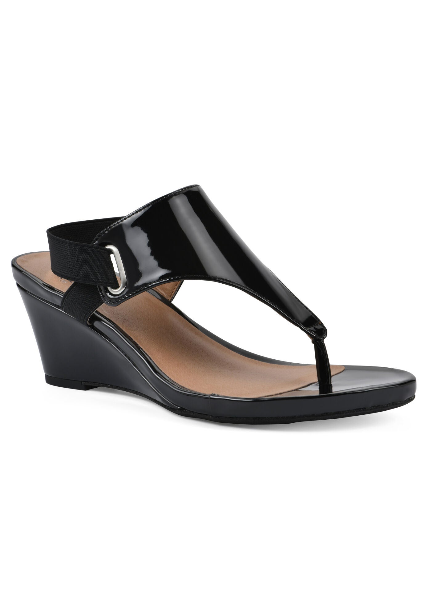 All Dres Sandal, BLACK PATENT SMOOTH, hi-res image number 0