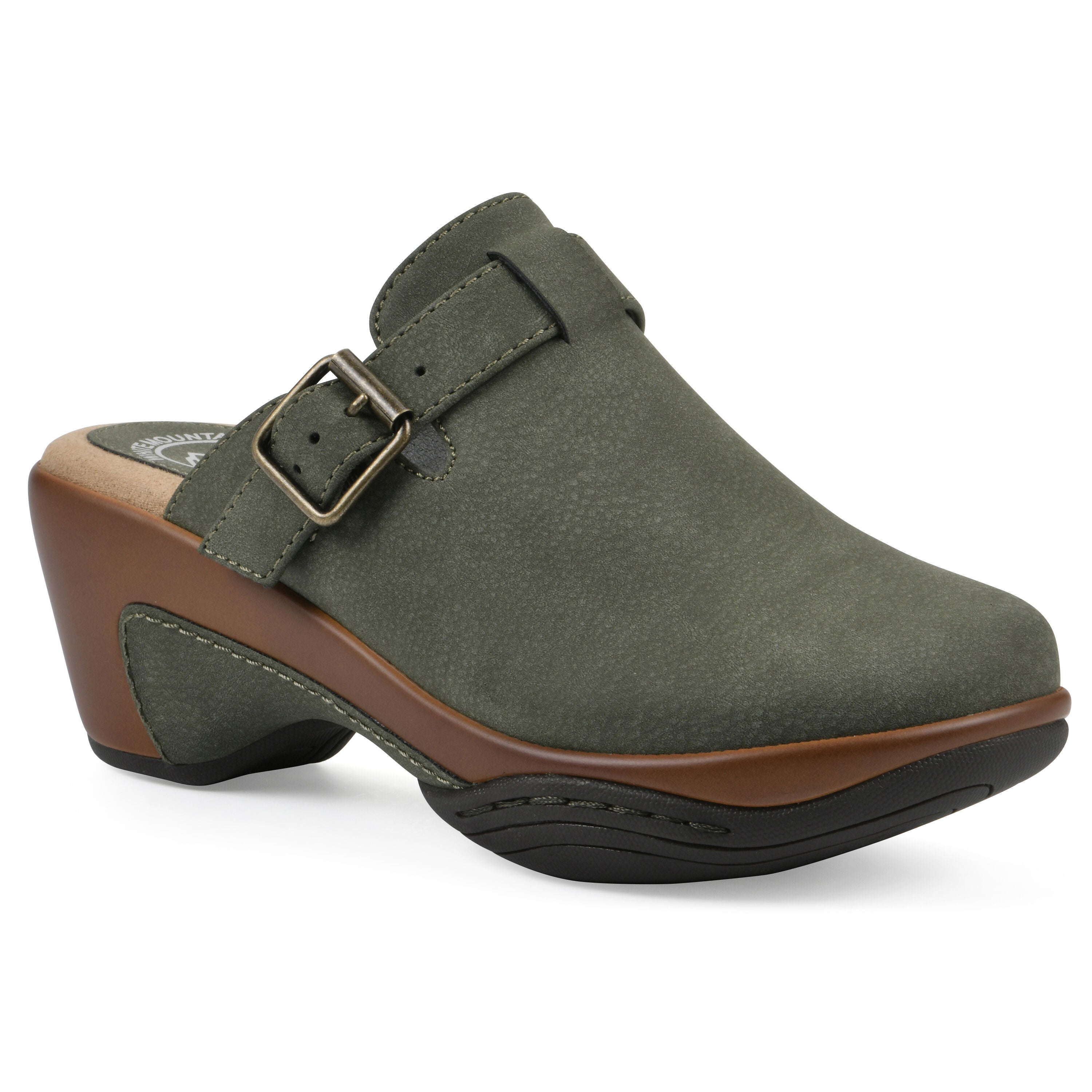 Viewed Slip-On Clog, OLIVE, hi-res image number 0