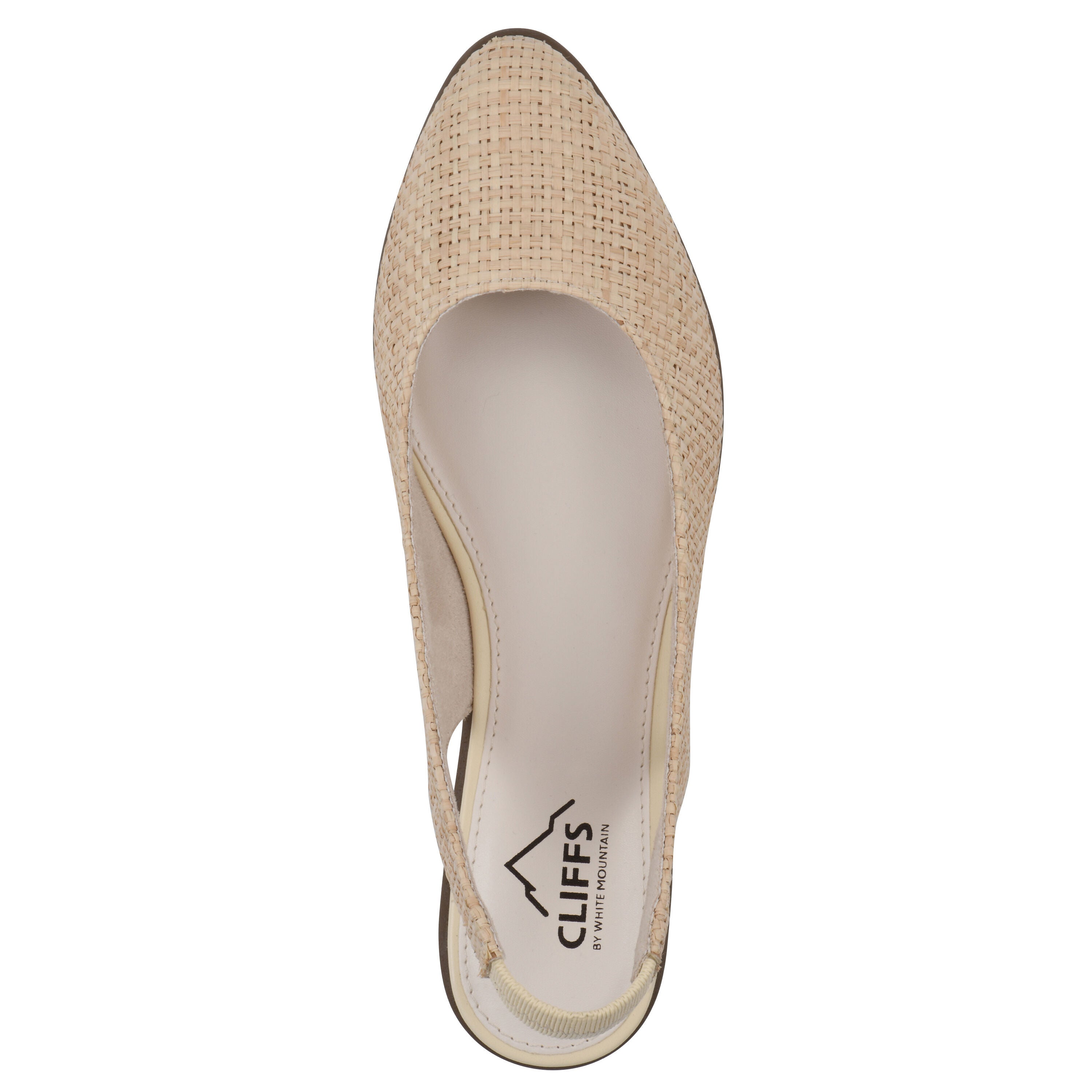 Memory Slingback Flat, BEIGE RAFFIA, alternate image number 4
