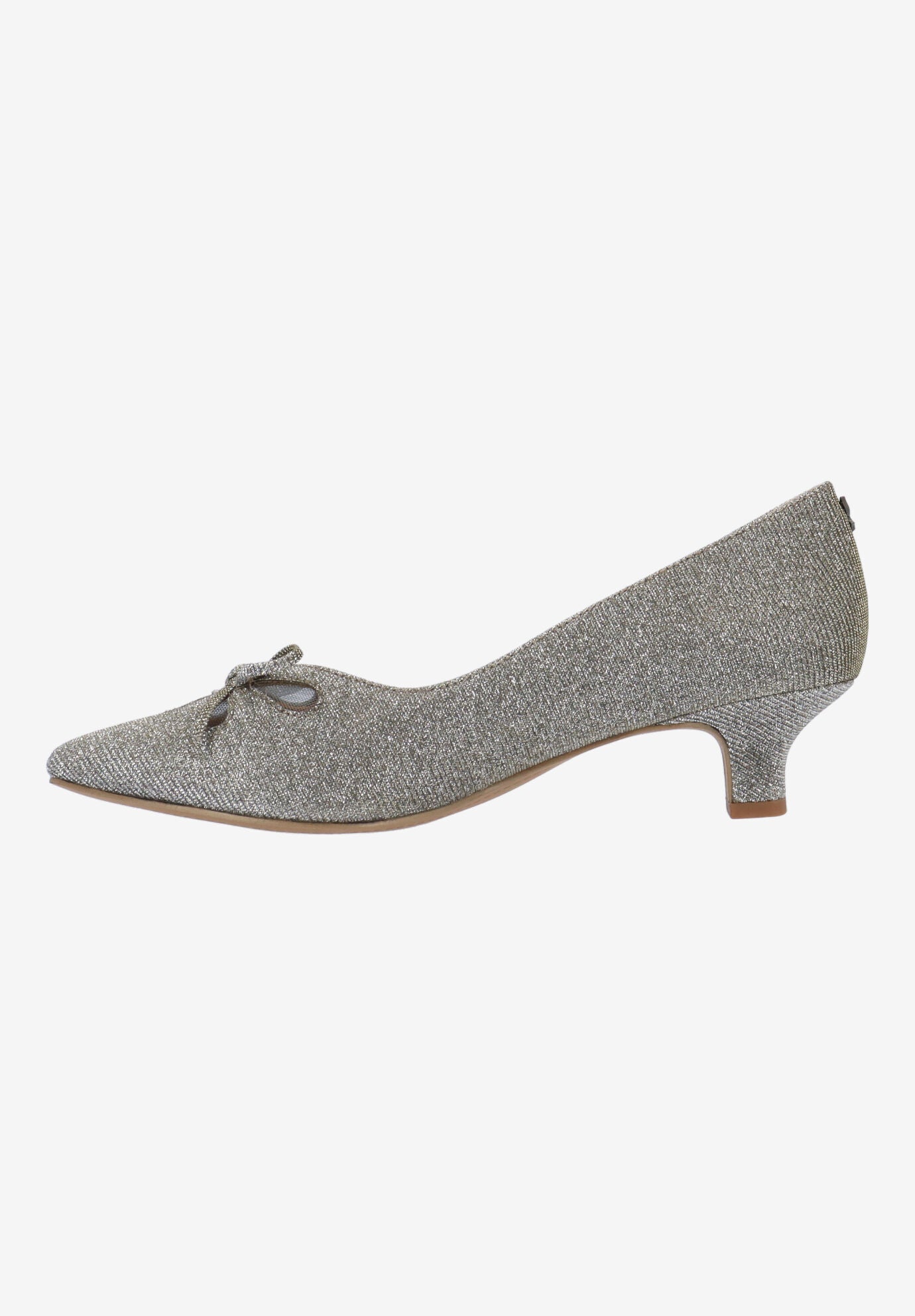 Calinda Slip-On Pump, PEWTER, alternate image number 4