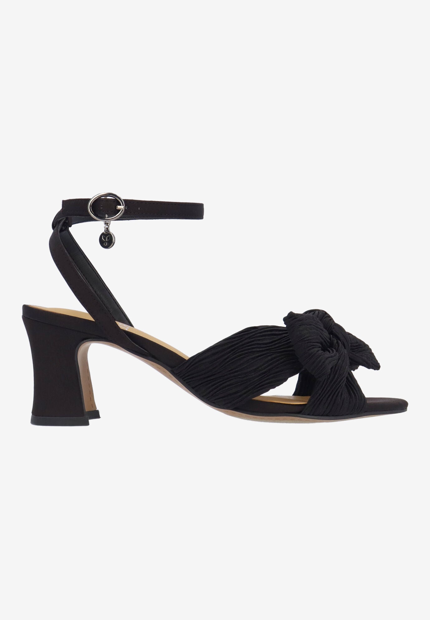 Olwen Ankle Strap Sandal, BLACK, alternate image number 3