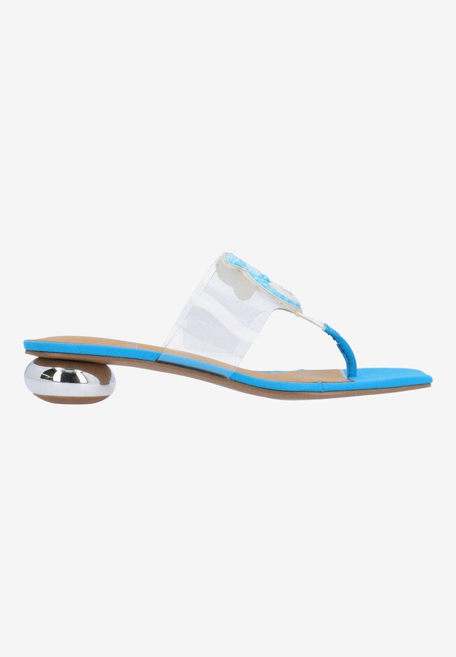 Dolphi Thong Sandal, CLEAR BLUE, alternate image number 4