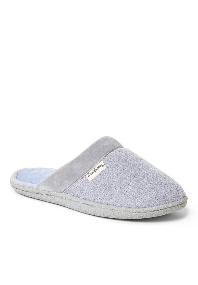 Samantha Chenille Closed Toe Scuff Slipper, SLEET, hi-res image number null