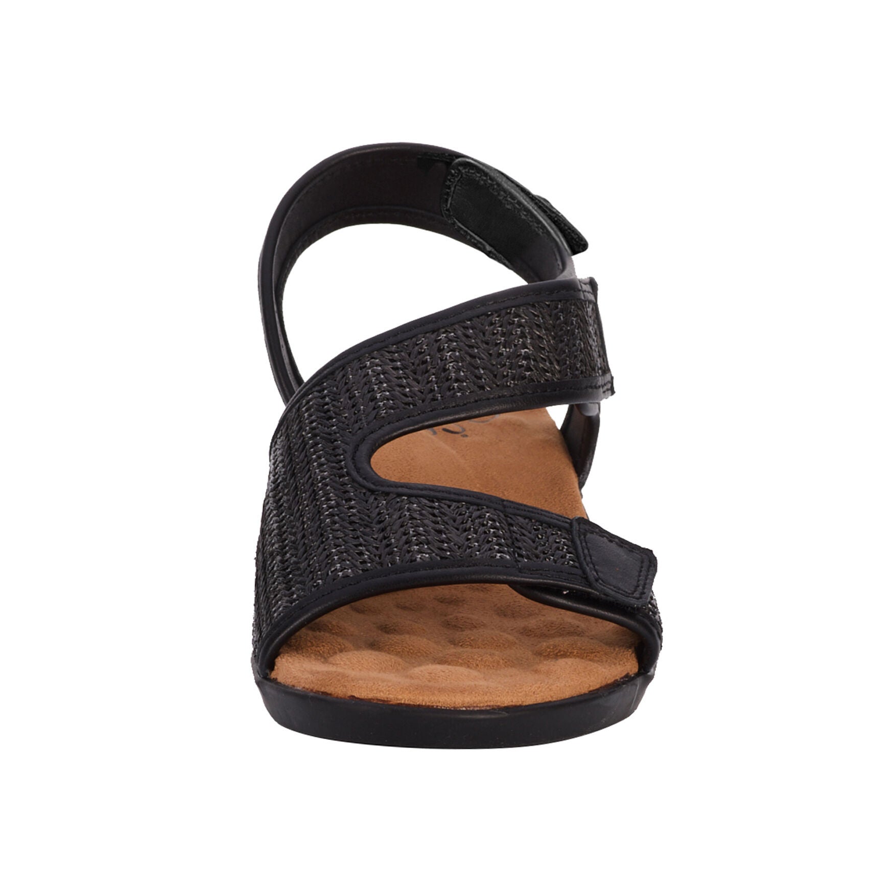 Kimmi Sandal, BLACK RAFFIA, alternate image number 4