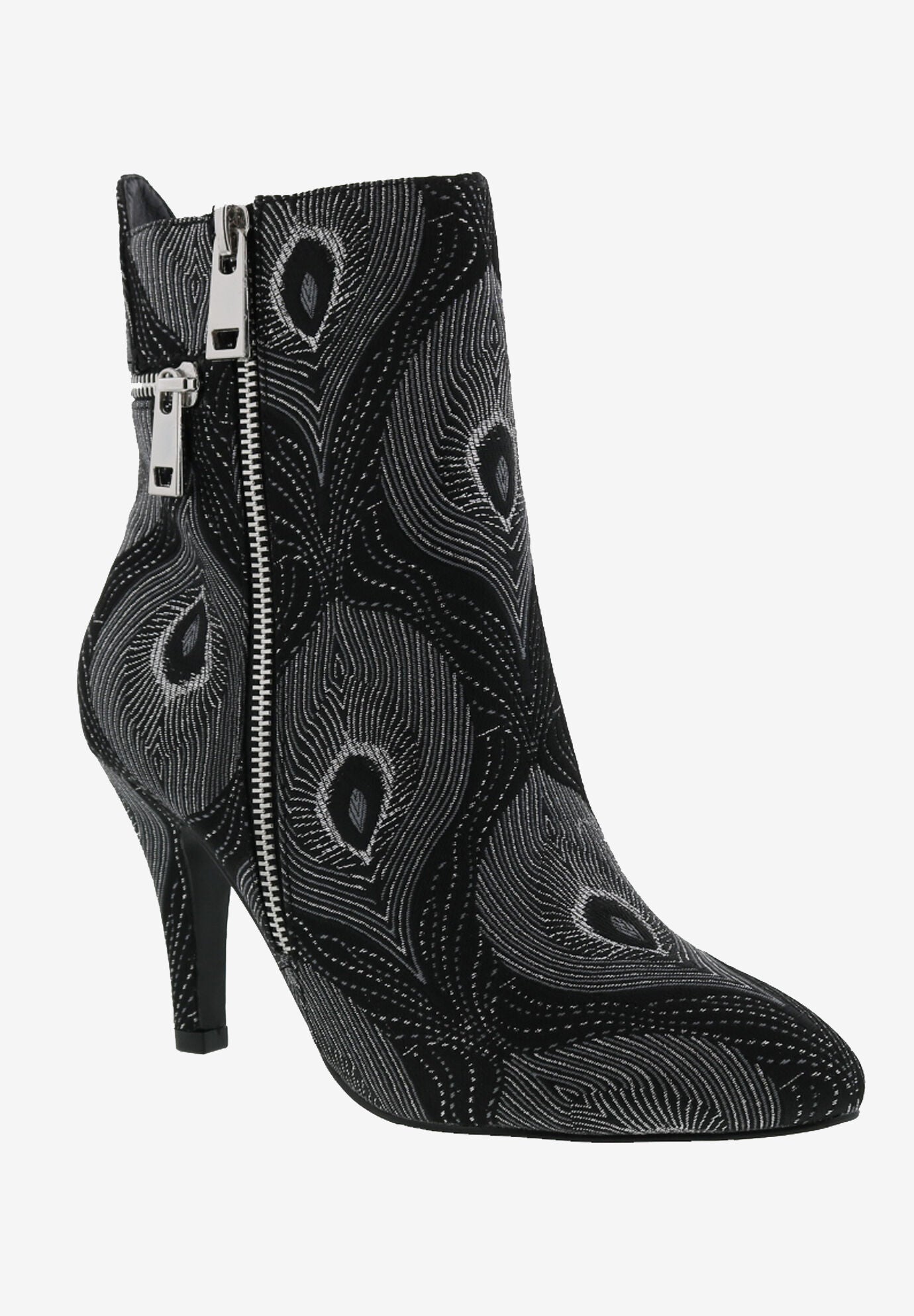 Claudette Bootie, BLACK SILVER COMBO, hi-res image number 0