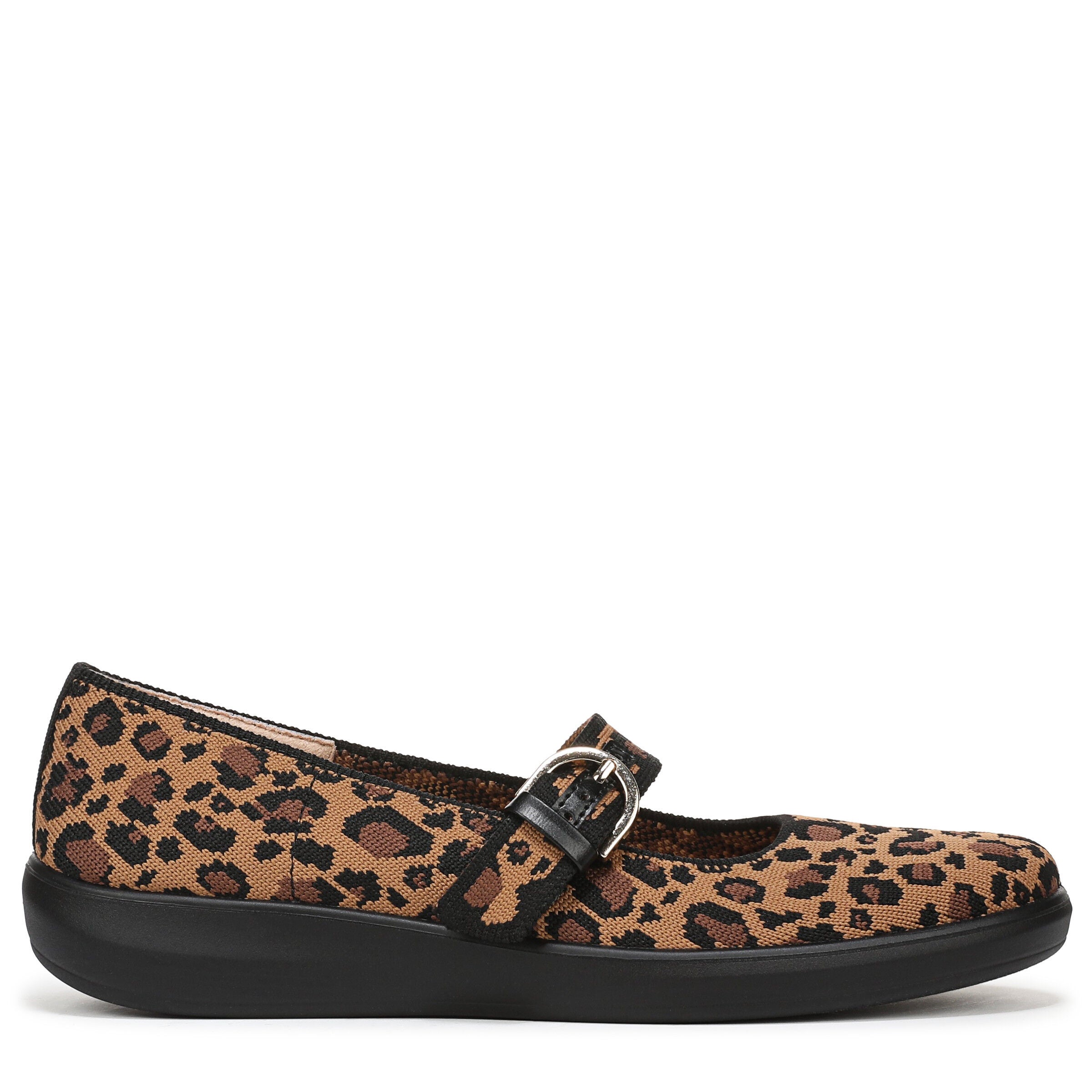 Nuevo Mary Jane Flat, BLACK LEOPARD, alternate image number 9