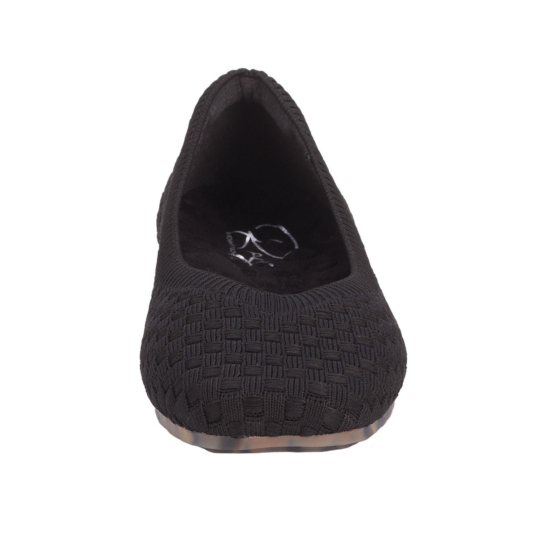 Niki Stretch Knit Flat, BLACK, alternate image number 4