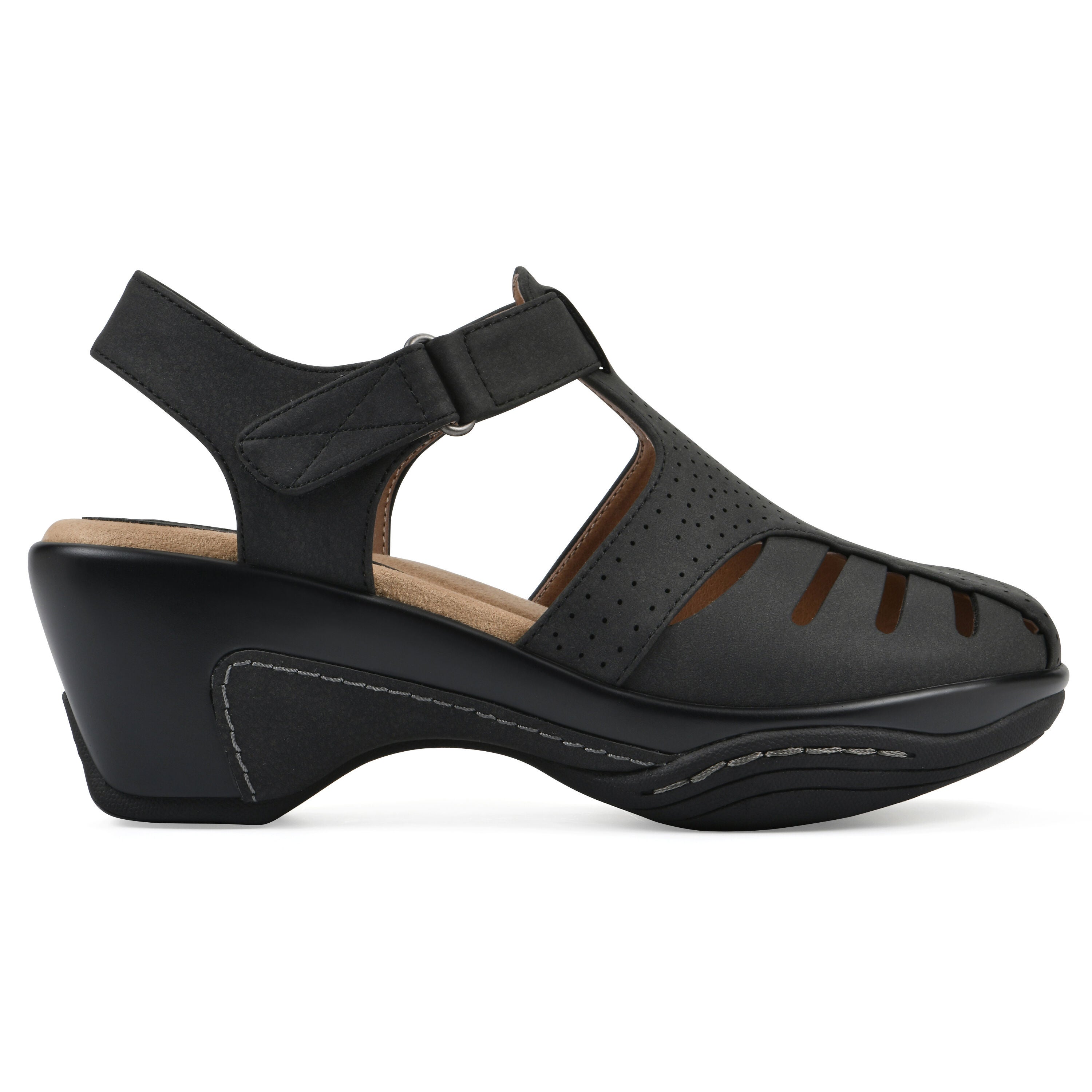 Vie Clog, BLACK SMOOTH, alternate image number 2