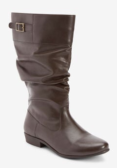 The Monica Wide Calf Leather Boot