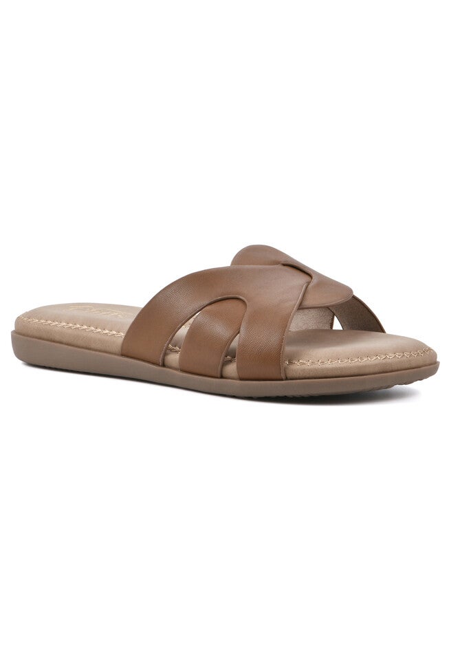 Fortunate Sandals, TAN BURNISHED SMOOTH, hi-res image number null