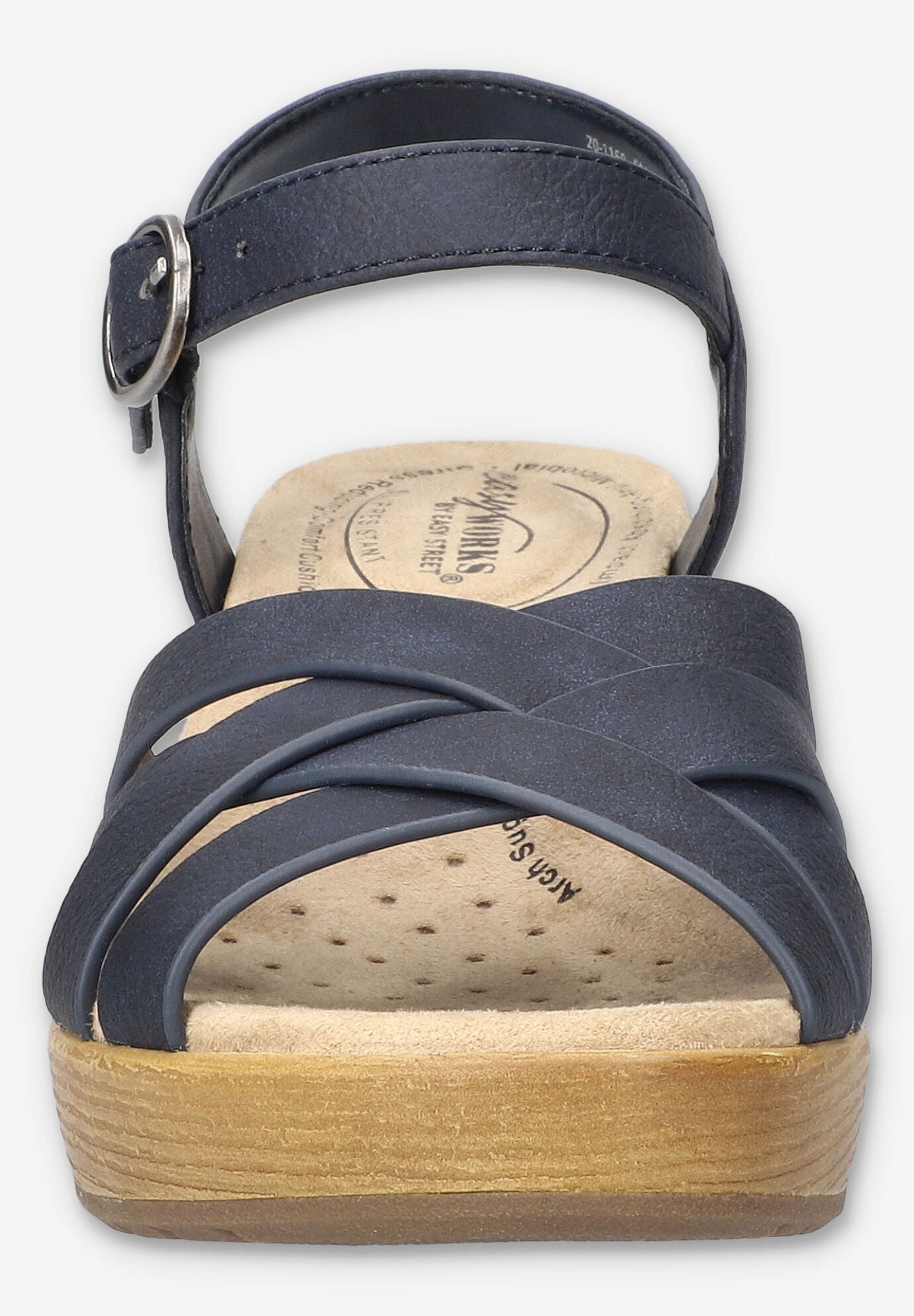 Miyah Slip-Resistant Sandal, NAVY, on-hover image number 1