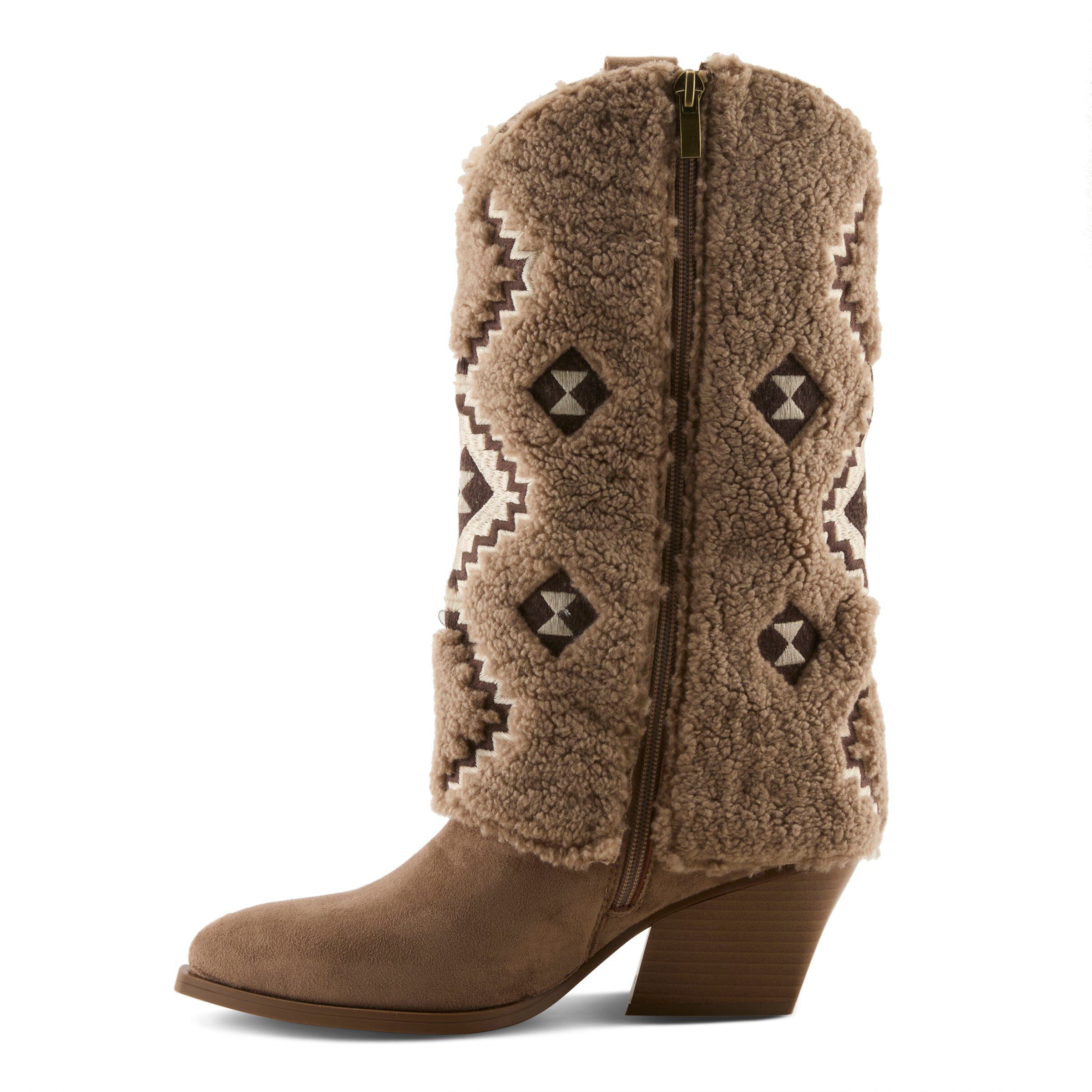Westee Mid Calf Boots, BEIGE, alternate image number 2