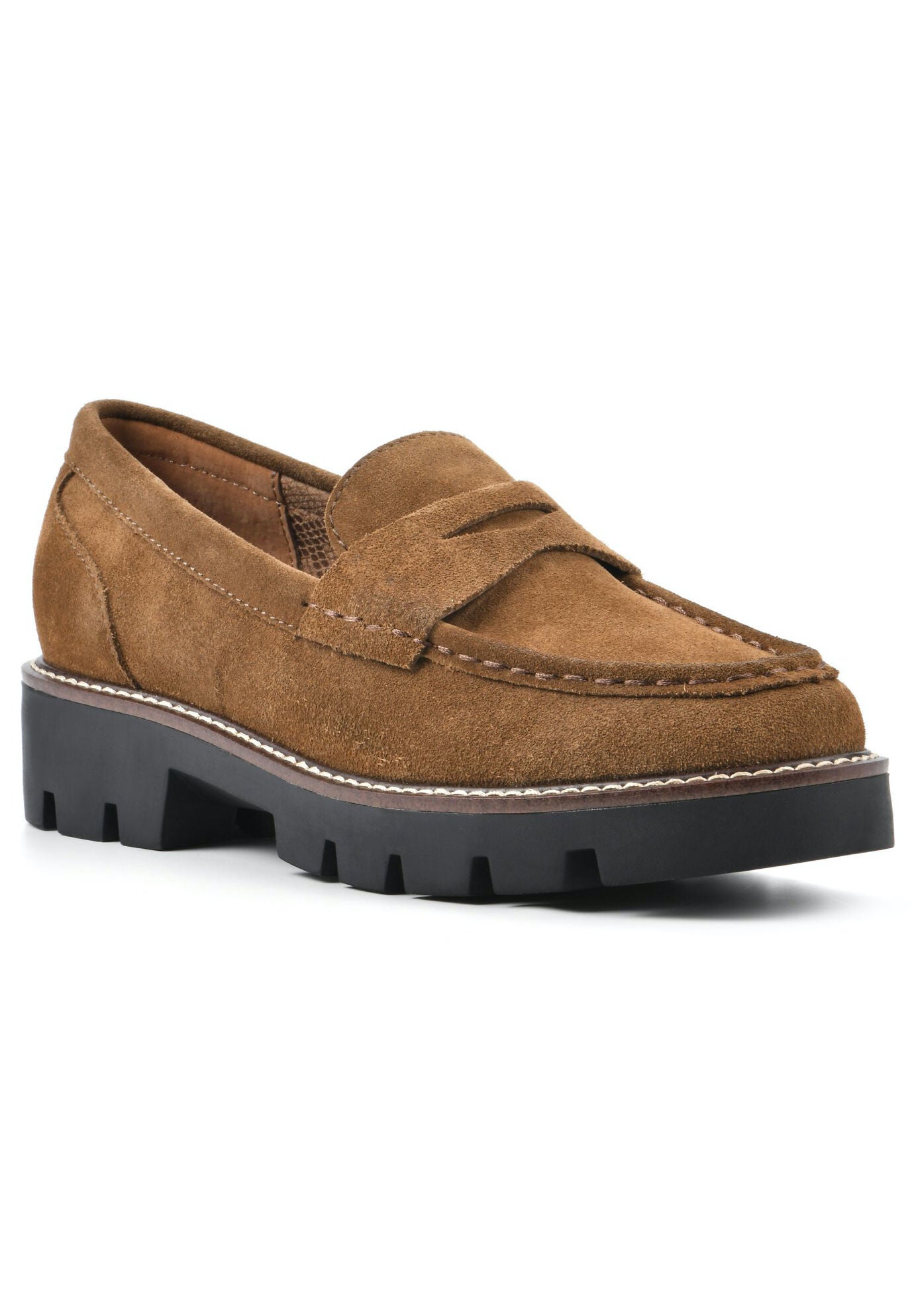 Gunner Loafers, BROWN SUEDE, hi-res image number 0