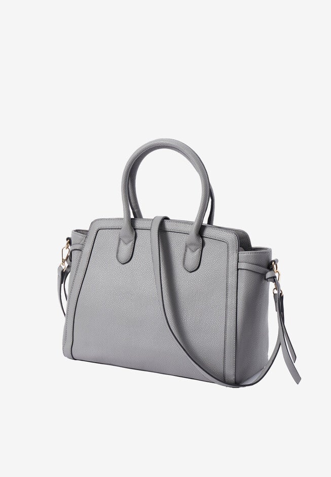 Everyday Faux Leather Satchel., , alternate image number 2