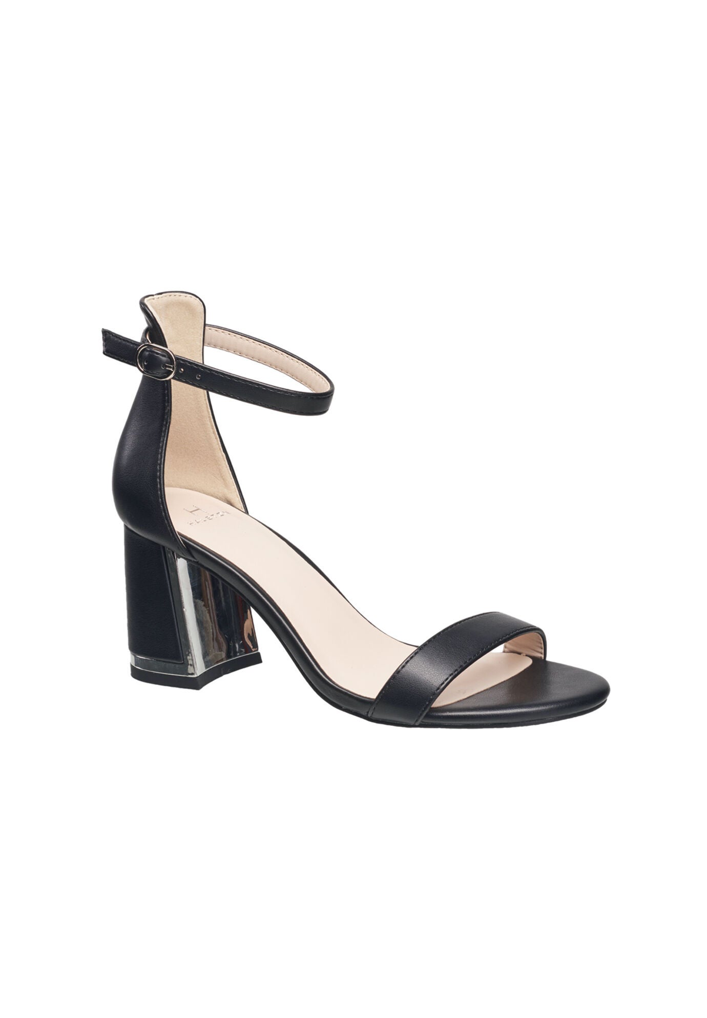 Practical Heel Sandal, BLACK, hi-res image number 0