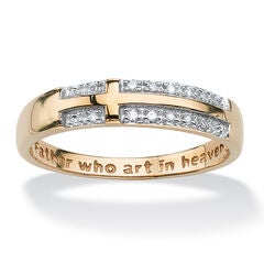 Diamond Accent 10k Yellow Gold Lord