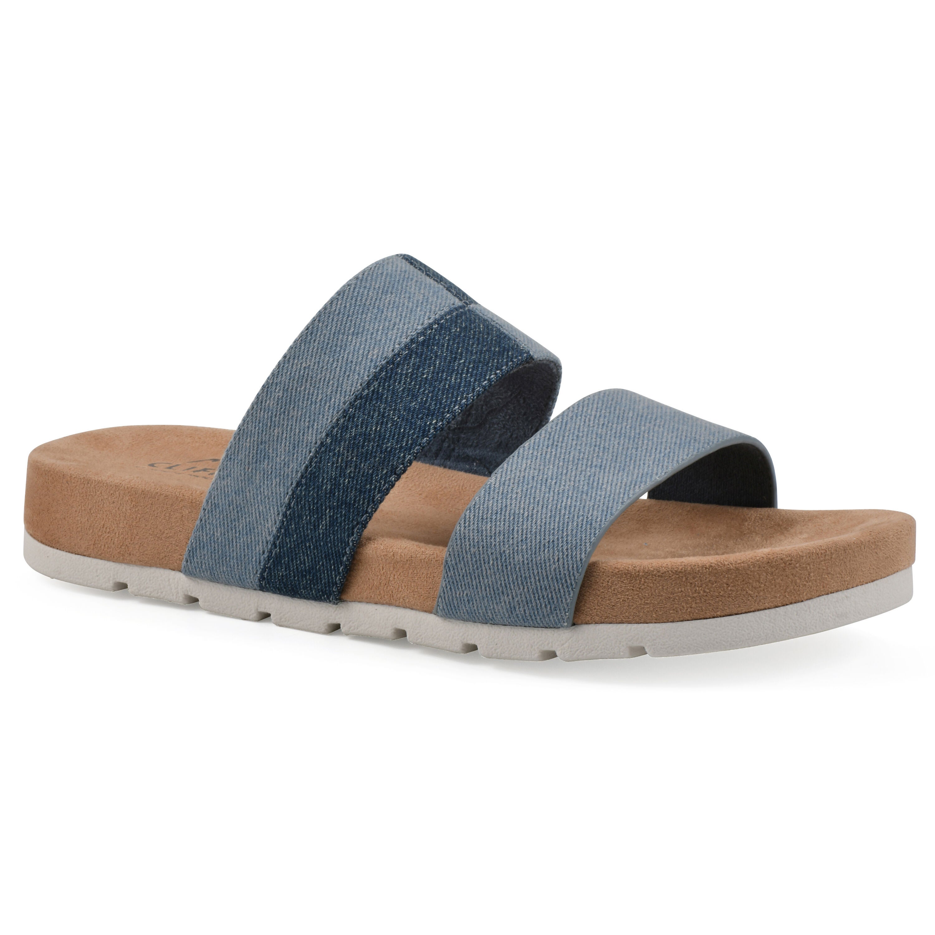 Tammy Slide Sandal, MID BLUE DENIM, hi-res image number 0