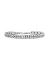 Sterling Silver 2.0 Cttw Diamond Doublelink Tennis Bracelet, WHITE, hi-res image number null
