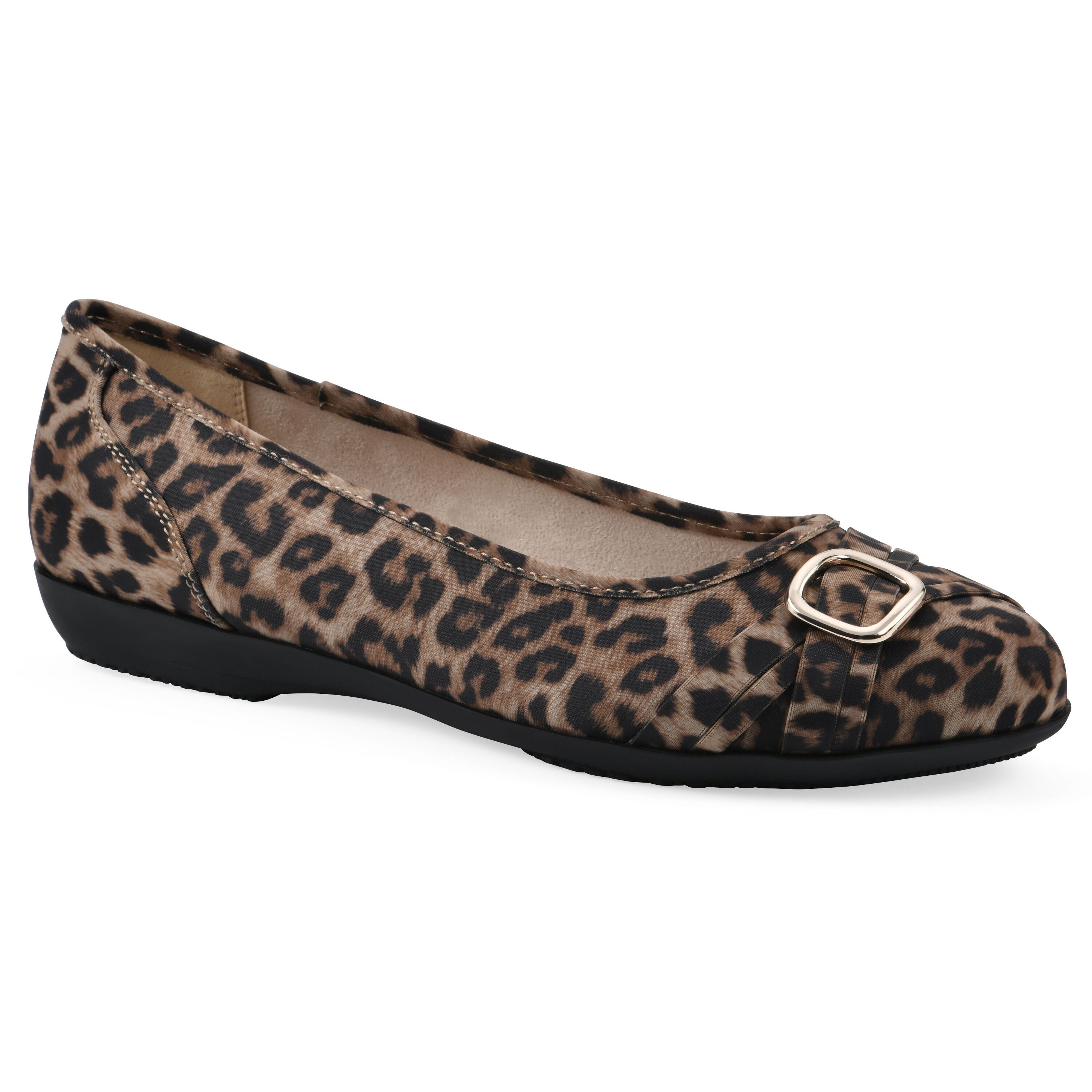Calming Ballet Flat, TAN LEOPARD NYLON, hi-res image number 0