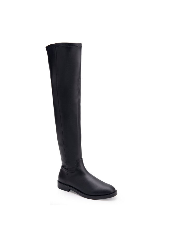 Tarra Tall Calf Boot, BLACK STRETCH, hi-res image number null