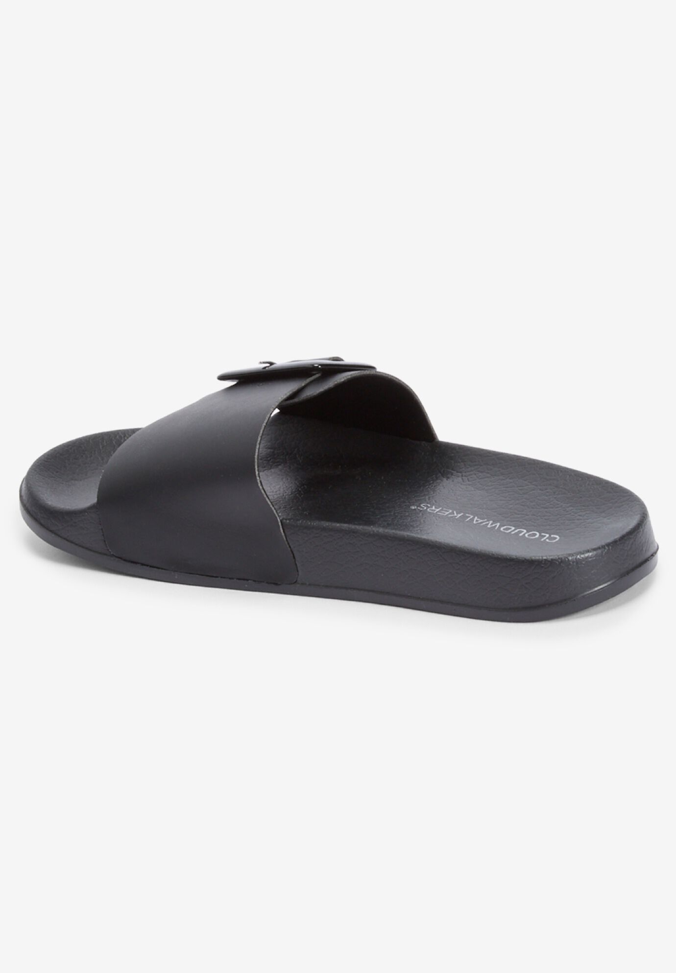 The EVA Slip On Slide Sandal, BLACK, on-hover image number 1