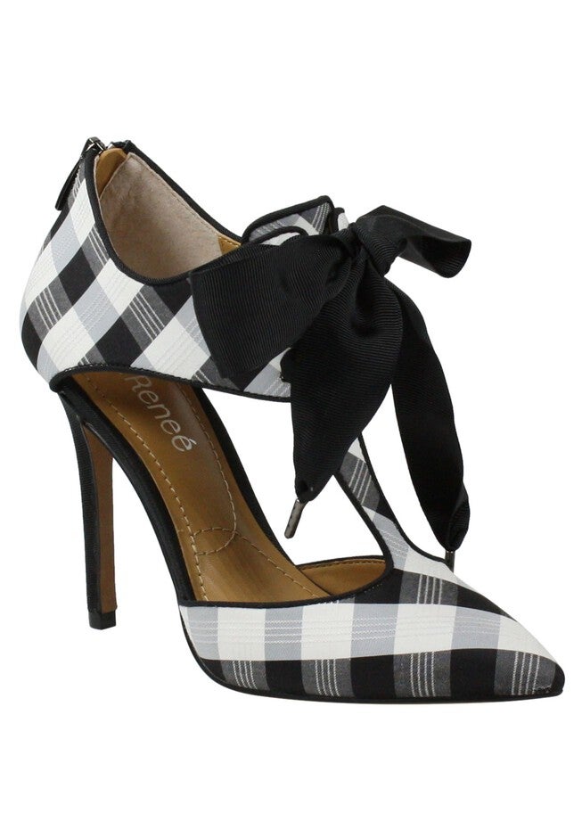 Glazia Pumps , BLACK/WHITE GINGHAM, hi-res image number null