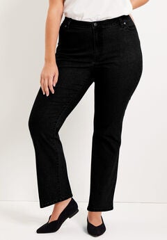 Plus Size Cotton Bootcut Pants