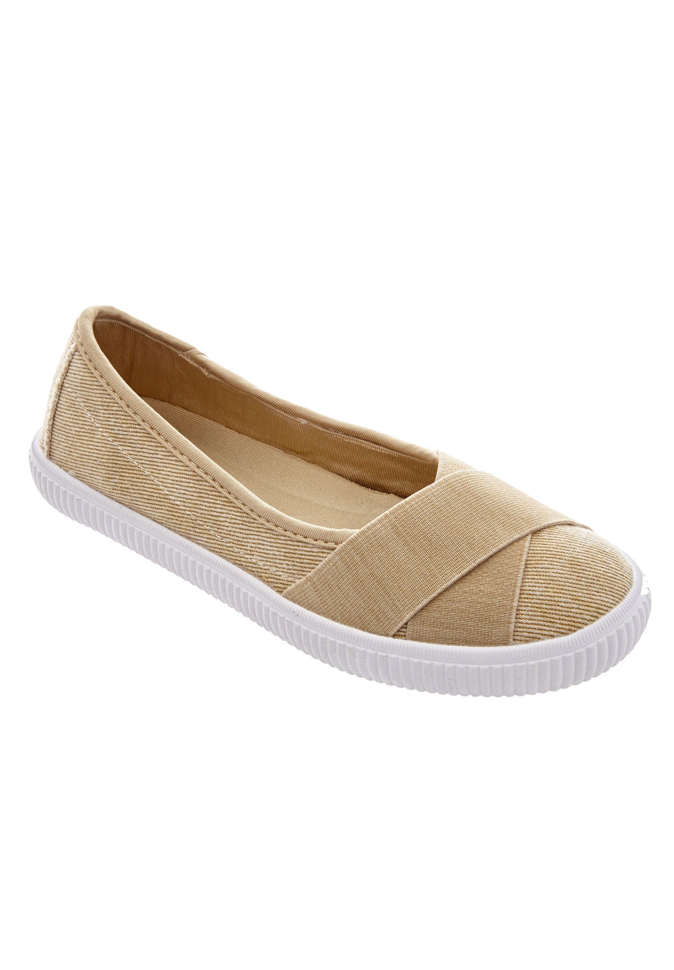 woman within wide width shoes