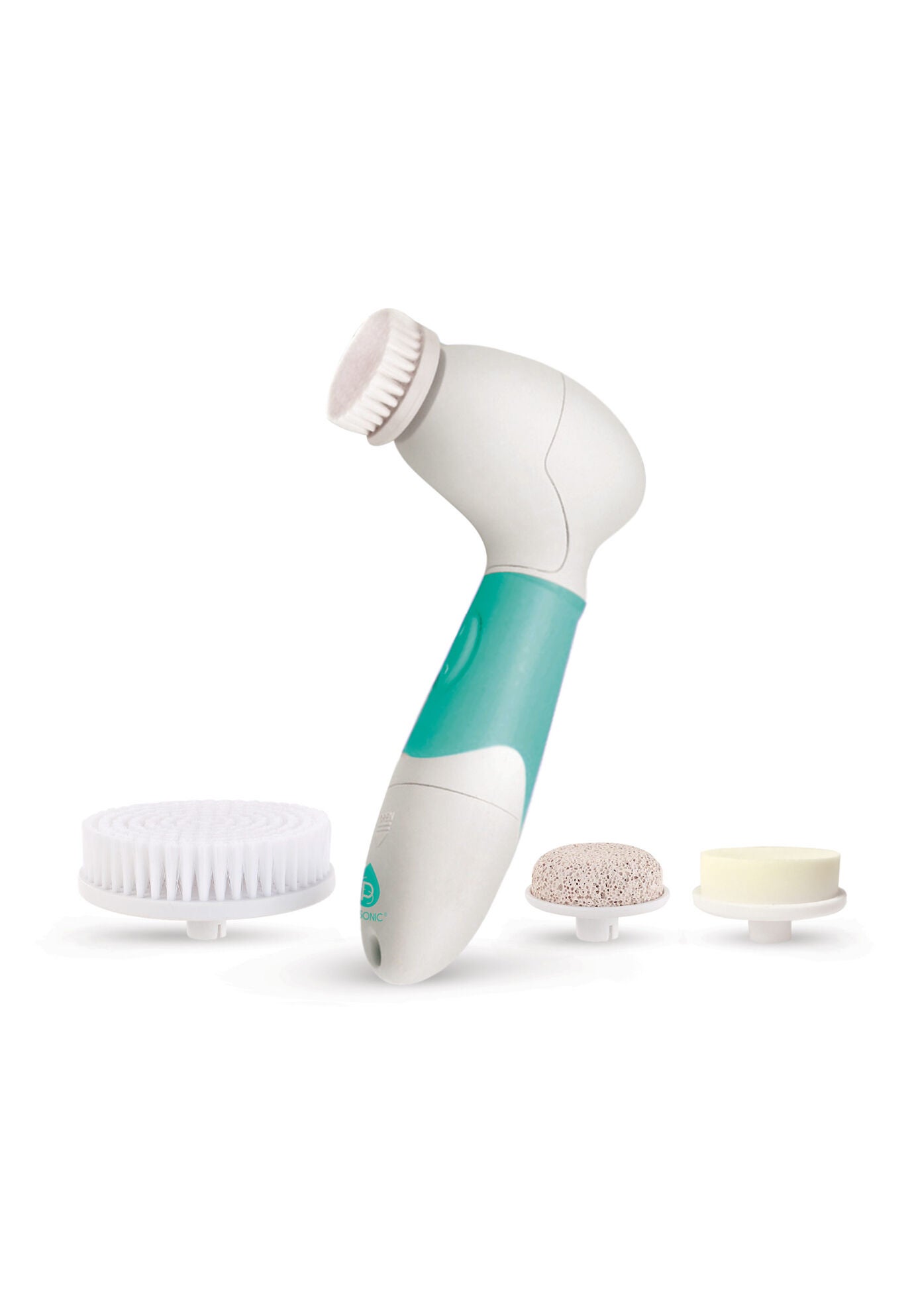 Waterproof Facial/Body Cleansing Brush-Aqua, AQUA, hi-res image number 0