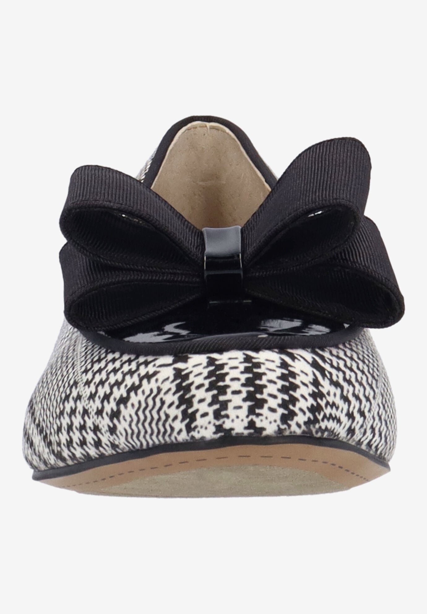 Kori Slip-On Pump, BLACK WHITE, alternate image number 2
