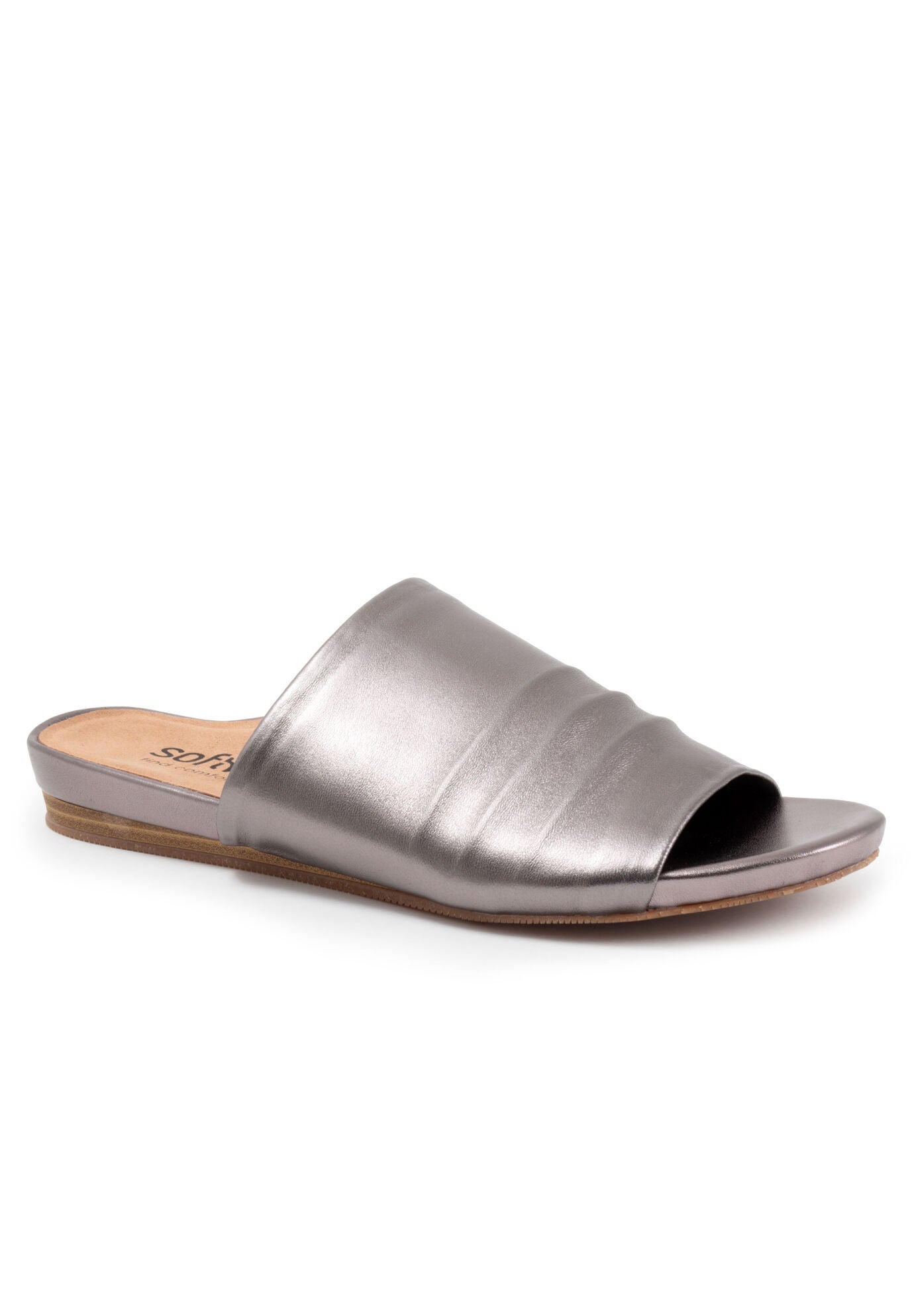 Camano Slide Sandal, PEWTER METAL, hi-res image number 0