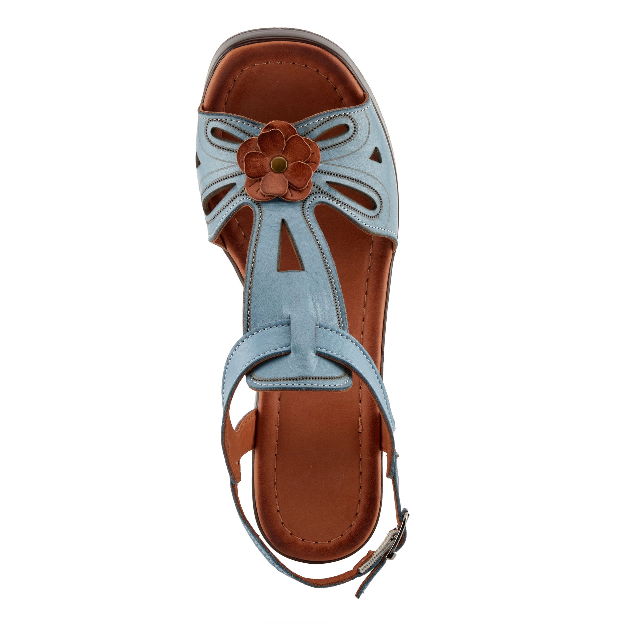Nyleen Sandal, BLUE, alternate image number 3