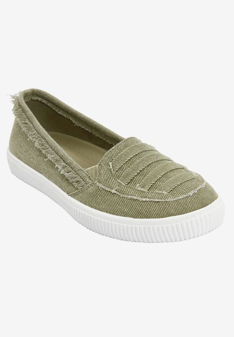 The Analia Slip-On Sneaker, OLIVE, hi-res image number null
