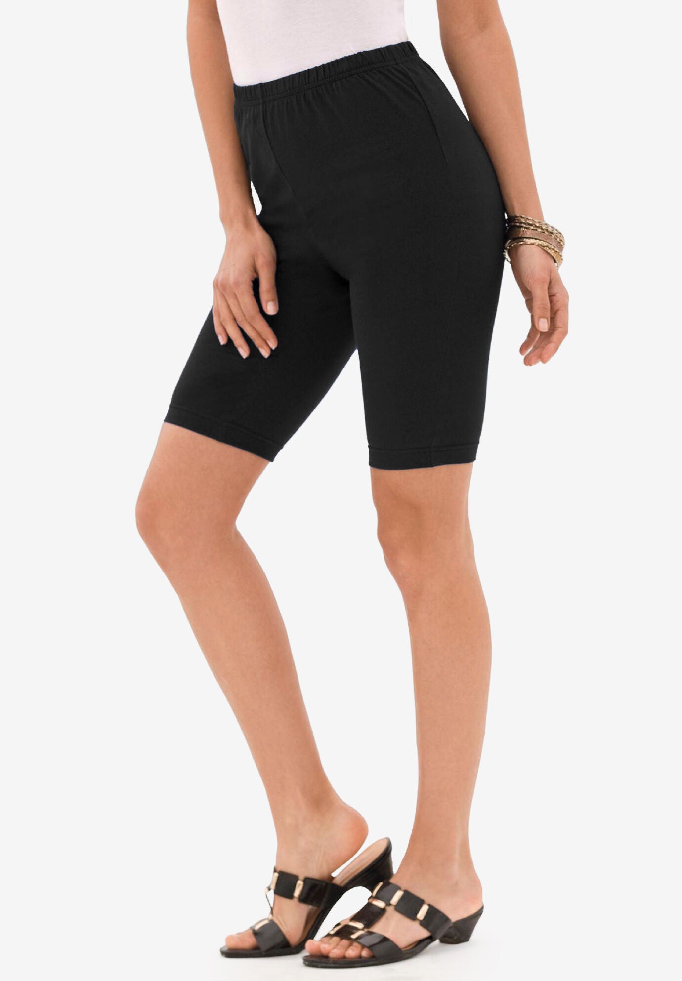 Woman within best sale bike shorts
